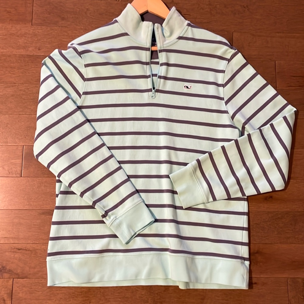 Vineyard vines M 100% Cotton 1/4 zip.